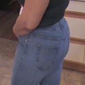 kitchen jeans farting