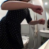 bfjg-06 women self filmed defecation after enema