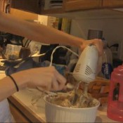 shit filled shortbread cookie sandwiches