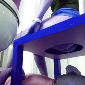 lady milena toilettendienst auf der damentoilette