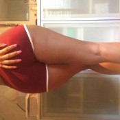 burgundy gym shorts kinkycat
