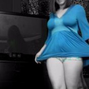 blue dress booty bouncing 2 kinky kristi