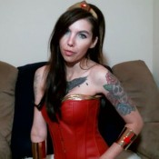 stella von savage wonder woman ass worship joi cosplay