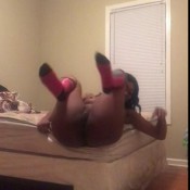 mrsfeedmeent pooping next to the bed