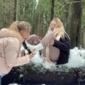 goddess anny - i really liked the atmosphere in the forest, very suitable for bdsm - play with anny