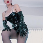 young goddess kim - gothic pantyhose tr and ling