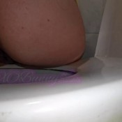 xobunny3 late night poop that clogged my toilet xobunnyxox