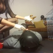feeding my new slave with kaviar hd mistressantonellasilicone silicone goddess antonella