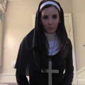 tina amazon glamazon - naughty nun shit smear and swallow