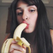 marysweeeet teasing with banana 3
