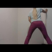 pink jeans wet the fart babes