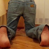 ruslana light jeans poopruslanawranglerjeanspoop