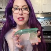 your goddess prepares her feces for you nerdy faery