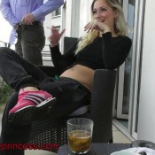 lisa balcony backstage shit hd mikadoshop