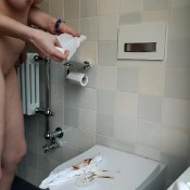 Horny Pantypoop On Lid, Creamy Shit Bursting Out Smearing Everything. With Cleanup Kitty Skatt Kitty Klitt