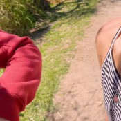 walk at the park and piss drinking stop public belle amore