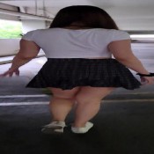Xlilyflowersx Taking A Little Pee Break In The Mall Parking Lot