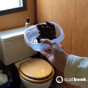 Kazerkazer Shitting For A Customer In A Movie Set Bathroom