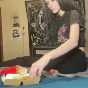 Mariethegasqueen Relaxing Eating My Mcdonalds Nuggets -3 While Farting Of Course My Stomach Was Really Upset This Evening Obviously The Mcdonalds Didnt Seem To Help Oops