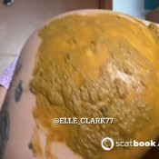 Elle Clark Shitting Laying Down