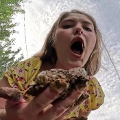 Eating My Big Shit On A Bike Ninounini