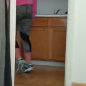 Bunny Ratchet - Teen In Leggings Farts Before Her Workout