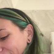 Lizzylove418 Pooping In Green Panties And Cleaning Up After Liz Raw