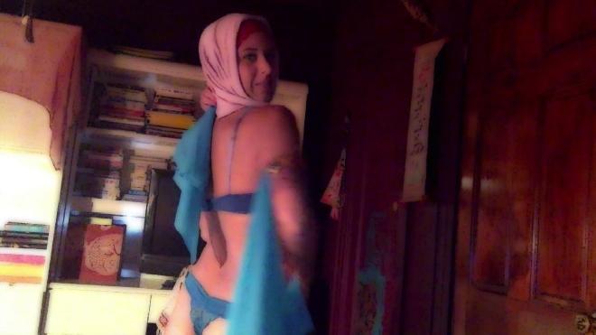goddess arabesque hijab belly dancing edging joi