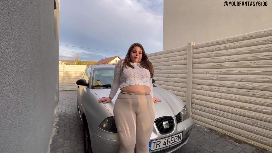 Yourfantasy6190 Super Loud Farts On Car In Very Tight Leggings
